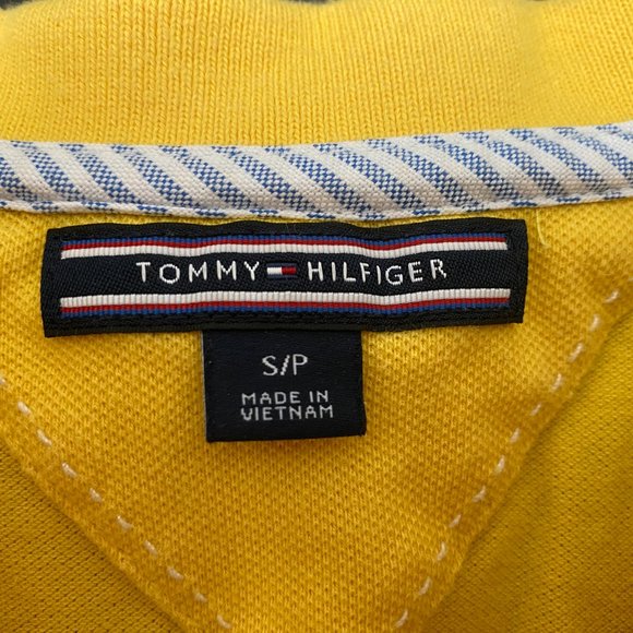 Tommy Hilfiger Women's Polo Stretch Cotton Shirt Flag Logo S/P - Picture 3 of 4